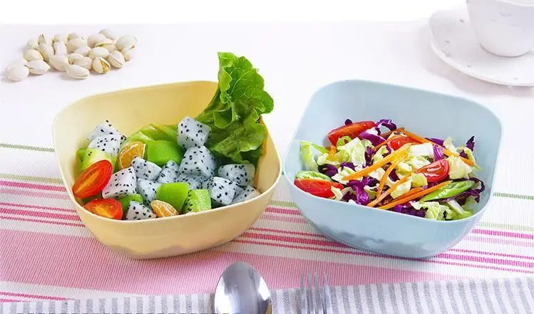 Thick Plastic Square Fruit Bowl Salad Bowl Food Sunflower Seed Water Fruit Bowl-Snacks Sugar Fruit Bowl Dried Fruit Bowl