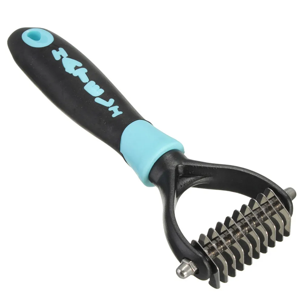 1 шт. Новый 10 лезвий расческа для животных мех удобный и уход за собакой расчески