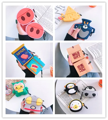

Fashion cartoon Headset silicon case For Huawei freebuds 3 case funda for huawei Freebuds3 Pro funny Earphone case