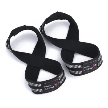 

8-Shaped Power Belt With Eight-Word Resistance With Horizontal Bar Fitness Weightlifting Hard 8 Lifting Straps