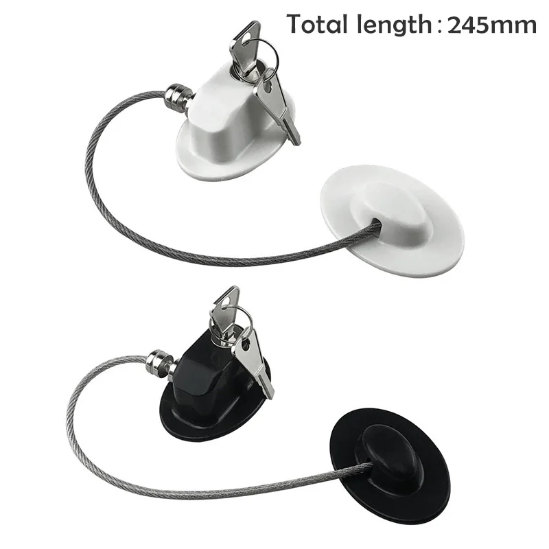 

Security Refrigerator Door Lock with 2 Keys Fridge Freezer Child Proof Safety Lock Drawer Door Cabinet Toilet Lock