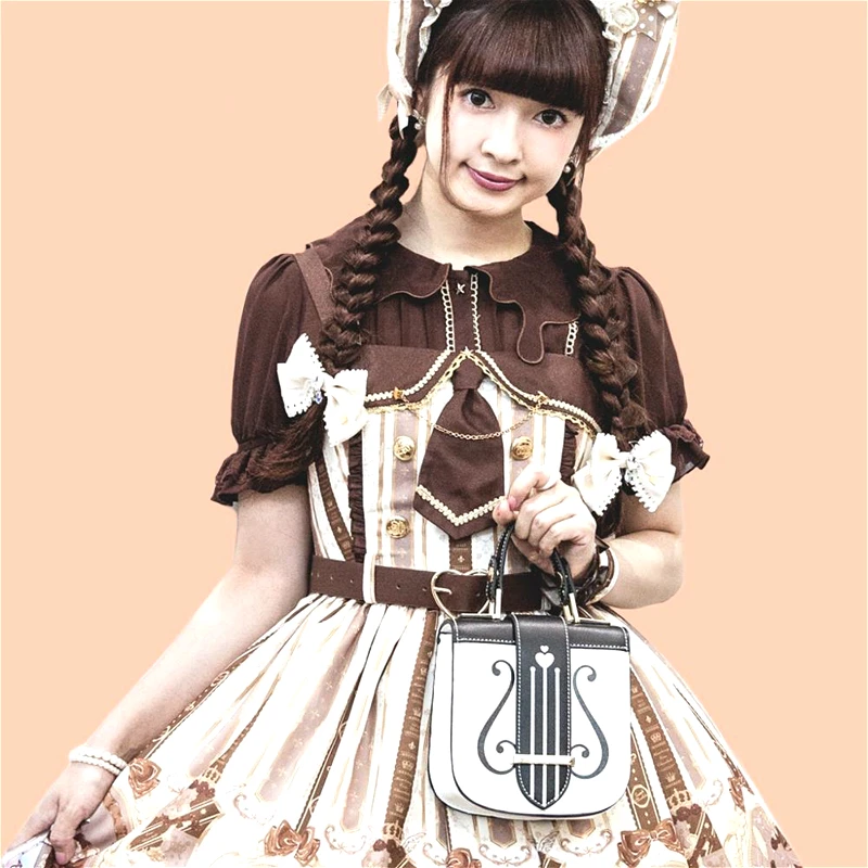 anime-sweet-lolita-harp-bag-vintage-black-and-white-music-patchwork-kawaii-girl-handbag-loli-cosplay-gothic-lolita-shoulder-bag