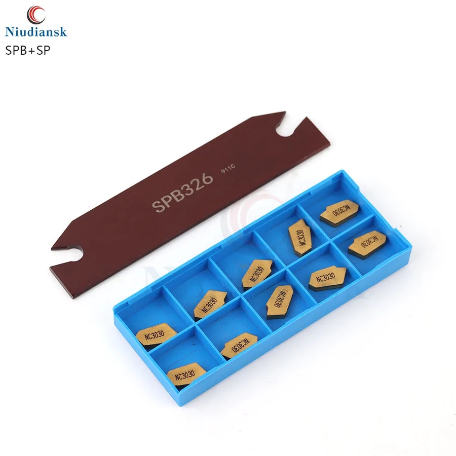 

SPB232 SPB332+ SP200 SP300 SP400 high quality Cemented carbide Grooving SPB Slotting Cutting Insert CNC Lathe SPB Tool Holder