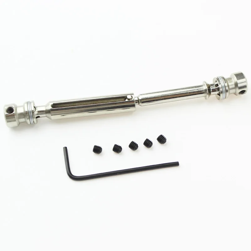 Metal Rear Middle Drive Shaft Universal Transmission Accessories Kit For Fy-01/02/03/04/05 Wltoys 12428 12423 12628 Rc Car Metal Rear Middle Drive Shaft Universal Transmission Accessories Kit For Fy-01/02/03/04/05 Wltoys 12428 12423 12628 Rc Car