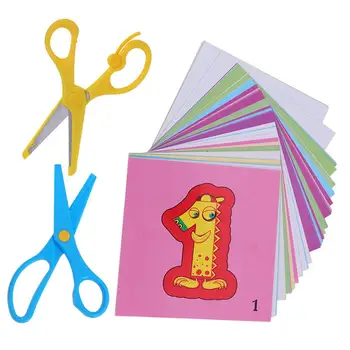 

2Sets=120pcs of Colorful Folding Paper DIY Handcraft Paper Wrapping Origami Copy Paper for Students Assorted Color