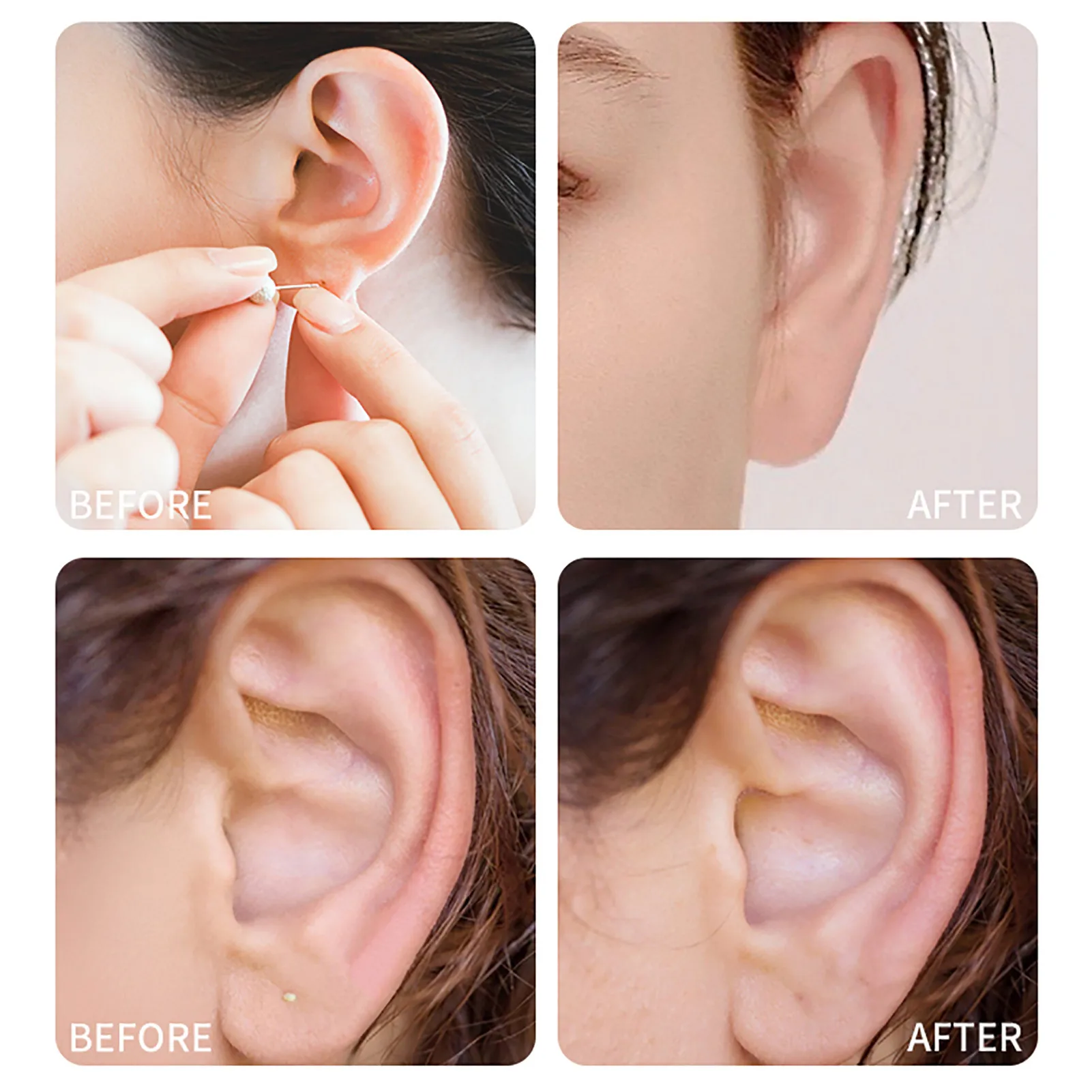 10cm 60pcs Ear Hole Cleaning Line Piercing Aftercare Sterilization Disposable Earrings Hole Cleaner Disinfection Ear Wires