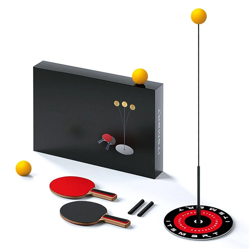 

Kids Toys Table Tennis Trainer Elastic Soft Shaft Indoor Outdoor Sport Exercise Ping Pong Ball Parent Child Game Children Gifts
