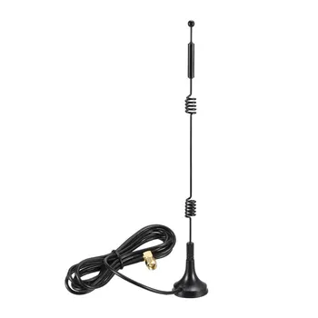 

uxcell 2Pcs WiFi Antenna 12dBi RG174 2 M Extension Cable SMA Male Elbow Magnetic Base with Bluetooth/Zigbee Antenna