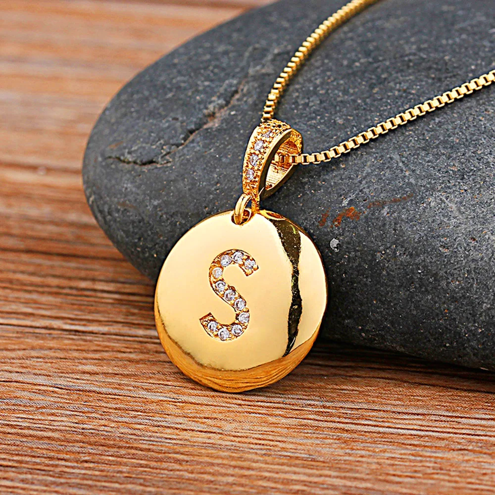 Plated Pendant Gold Pendant Designs For Alphabet S Gold Letter
