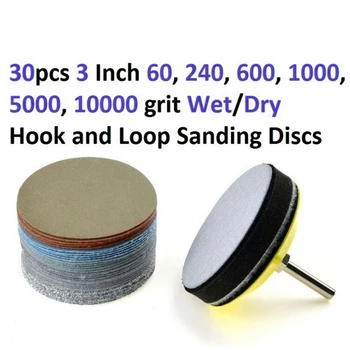 

60/240/600/1000/5000/10000 Grit Sanding disc Sandpaper Silicon Carbide