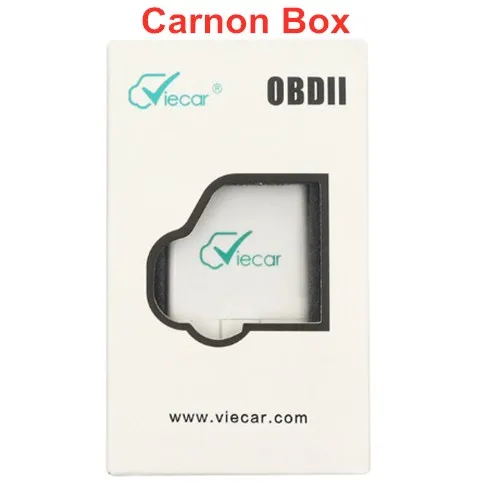 Viecar ELM 327 V1.5 PIC18F25K80 OBD 2 Bluetooth 4,0 для Android/IOS/PC OBD OBD2 Автомобильный сканер для диагностики авто инструмент elm327 V1.5 - Цвет: Carton Box