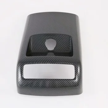 

For Hyundai Palisade 2020 2021 Carbon Fiber ABS Car Armrest Rear Air Conditioning Vent Cover Trim Car Styling Accessories