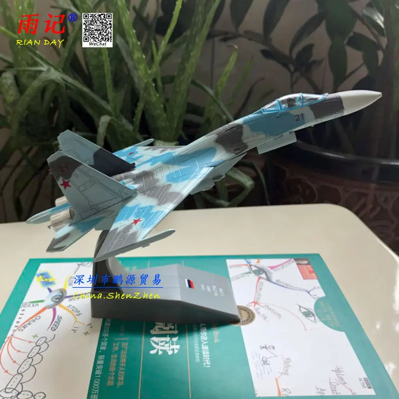 Amer военная модель 1: 100 Sue 27su-27 Фланкер тяжелые истребители сплав модель самолет коллекция