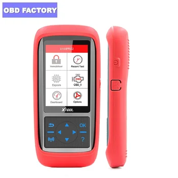 

X100 Pro2 Auto Key Programmer with EEPROM Adapter Odometer Adjustment Car diagnostic Scan tool OBD2 Free Update Online