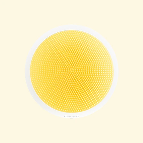 Yellow MI Mijia DOCO звуковая электрическая щетка для чистки лица умная Водонепроницаемая 3 файла Регулируемый силиконовый массажный очиститель для ухода за лицом - Цвет: Yellow