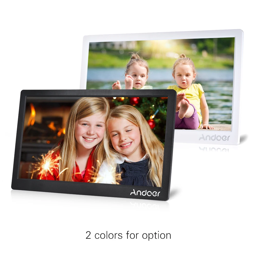 

17" Digital Photo Frame Full View IPS 1920*1080 HD Advertising Machine Support Random Play w/Remote Control Birthday Gift
