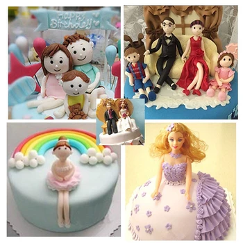 

Baking Decoration Fondant 3D People Shaped Cake Figure Mold Family Set Human Body Decorating Mould To Create Men Women Children