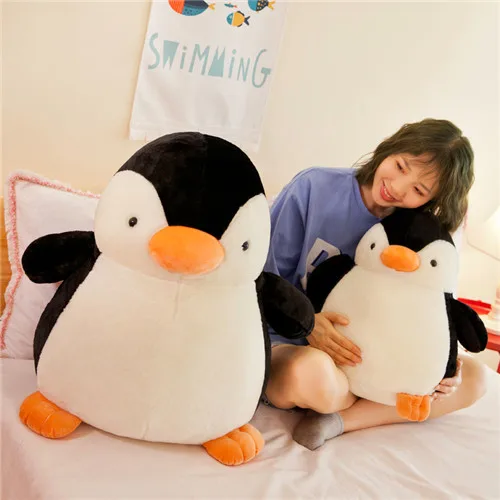 Fancytrader 26'' Lovely Giant Stuffed Polar Penguin Plush Toy Fat Soft Penguin Doll Animal Pillow Nice Gift Home Decoration 65cm (3)