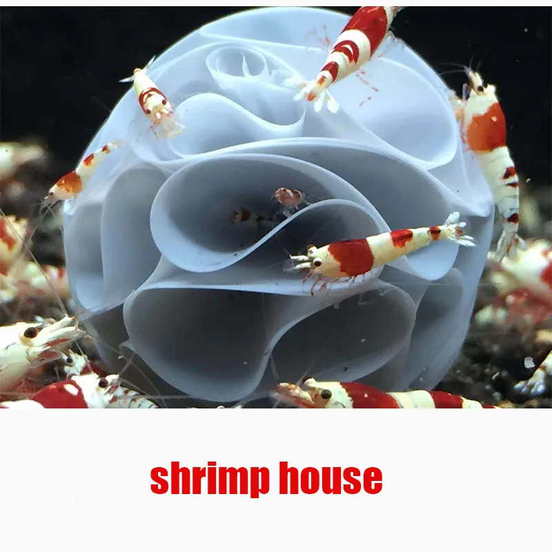 10pcs Aquarium Shrimp Fish Dodge Decoration Shrimp Hiding Ball From the House Breeding to Avoid