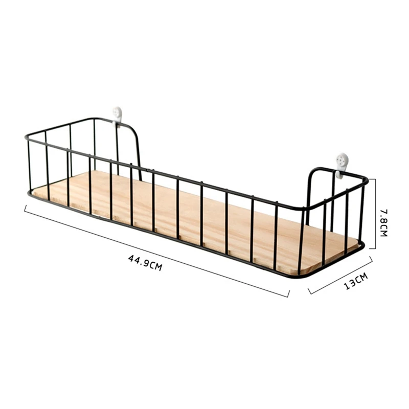 Настенные плавающие полки набор 3 типа Деревенский металлический провод полки для хранения дисплей стойки домашний декор из дерева железная настенная полка