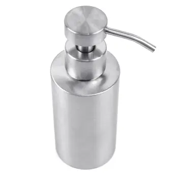 

2020 New 250ml Hand Soap Pump Bottle Stainless Steel Foam Lotion Shampoo Liquid Dispenser