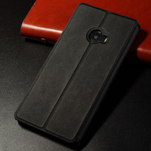 Черный 6 цветов для Xiaomi Mi Note 2 Чехол-книжка для телефона чехол Smart защитный чехол для Xiaomi Mi Note 2 5,7 ''Авто интеллигентая(ый) сна и пробуждения - Цвет: Черный