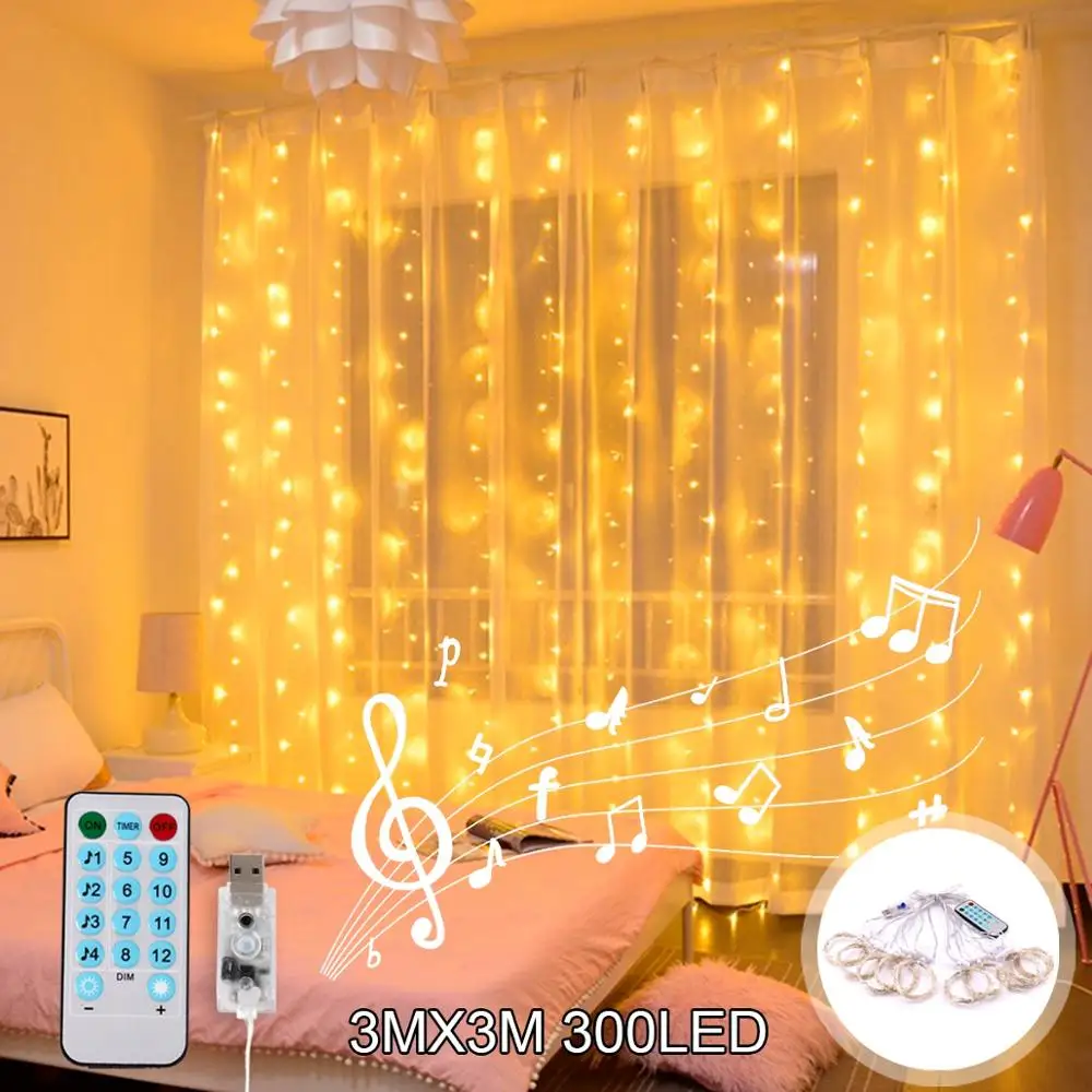 Звуковая активация USB, светодиодный музыкальный Декор для дома, свадьбы, дня рождения, деревенский декор для свадьбы, вечерние
