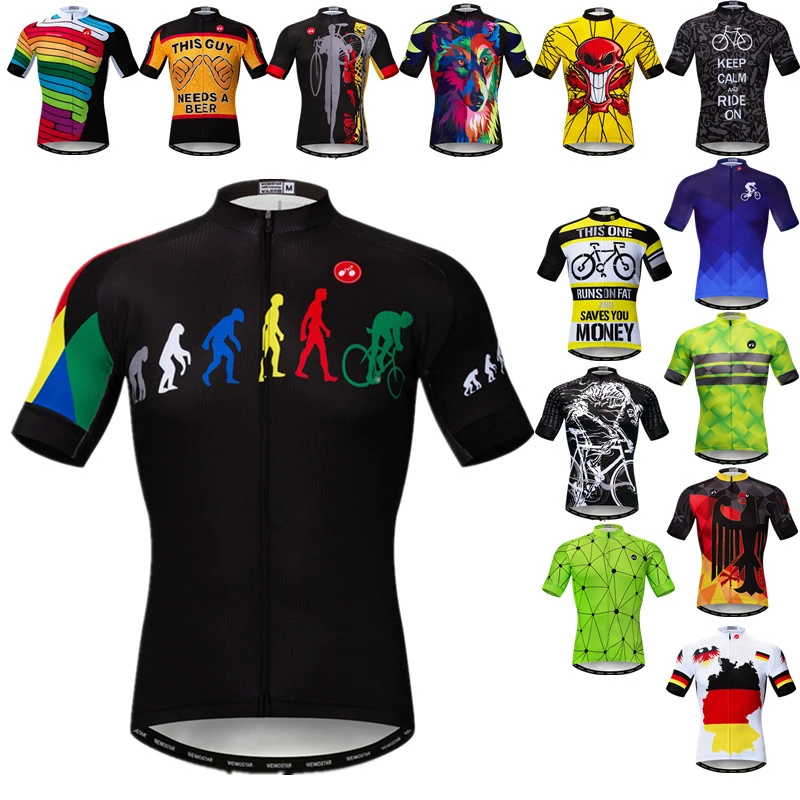 Weimostar Pro Team Cycling Jersey 2021 Men Summer Bicycle Jersey Racing ...