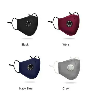 

Reusable PM2.5 Breathable Anti-Pollution Face Mouth Mask With Respirator+Filters TSLM1