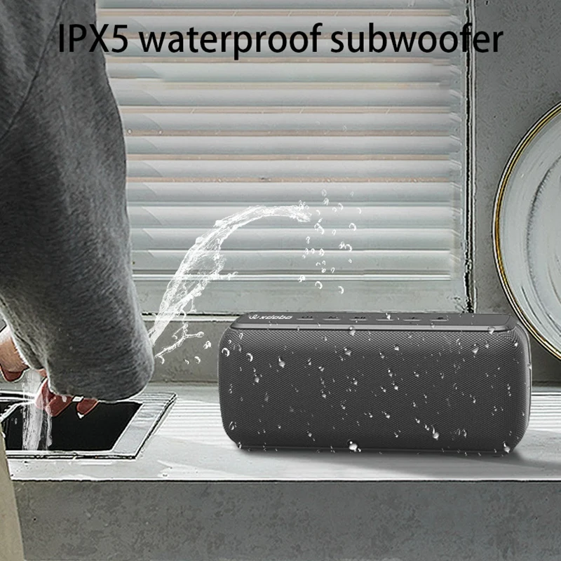 X8 60W Portable Bluetooth Speakers with Subwoofer