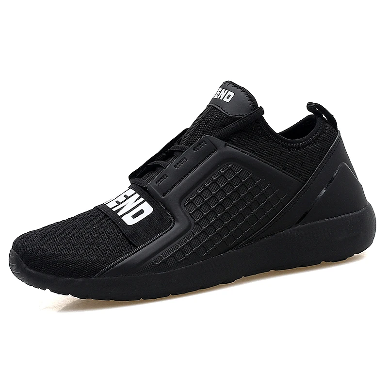 

New Fashion Men's Shoes Comfortable Mesh Lightweight Shoes Man Breathable Lace-up Flat Sneakers Men Trainers Sports Size 44