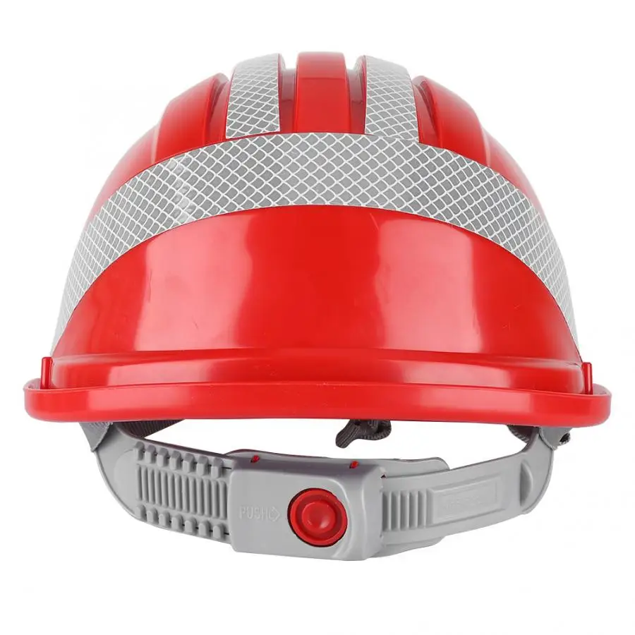 Защитный шлем работника строительной площадки вентиляция АБС каска Светоотражающая полоса защитный шлем твердая шляпа