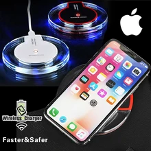 

KK&LL QI Quick Wireless Charger USB Fast Charging Pad Dock For iphone 8/X/XS/XR/Plus / iphone 11 / 11 Pro / 11 Pro Max