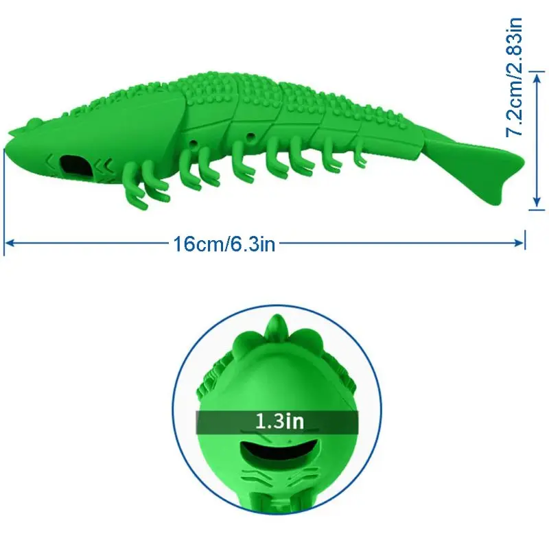 Раки форма кошачья мята Интерактивная зубная щетка жевательная игрушка Мягкий силикон для котенка