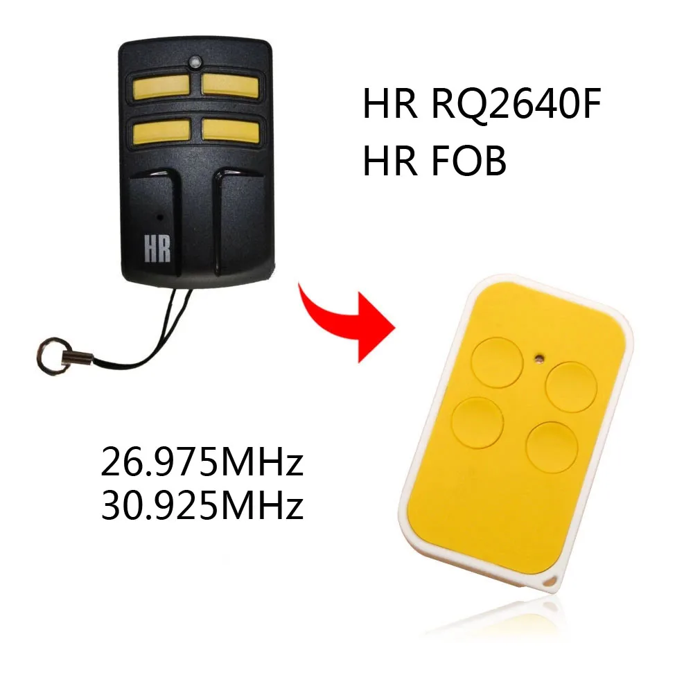 Пульт дистанционного управления HR RQ2640 FOB 26 975 МГц 30 925 низкочастотные ворота