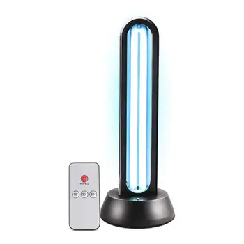 

38W UV Ozone Disinfection Quartz Lamp Home/Hospital Sterilizer Portable Remote Control Mite Sterilization Ultraviolet Lamp