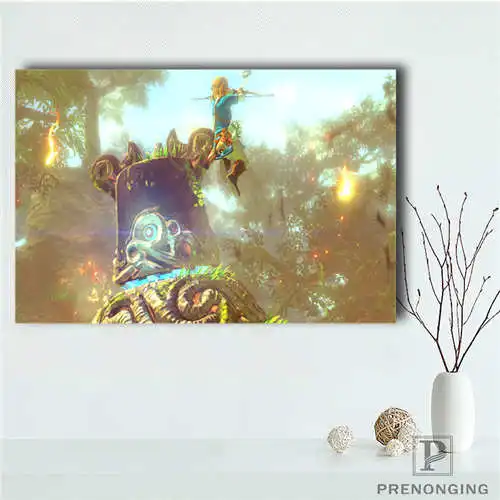 Canvas Poster Пользовательские Холст плакат zelda(2) Печатный постер ткань стены искусства картины для декора гостиной#18-12-05-H-05-242 - Цвет: Canvas Poster