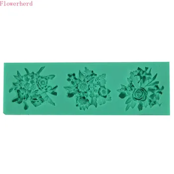 

Flower Fondant Cake Decorating Tools Liquid Silicone Cake Mold Ice Tray Baking Tool DIY Baking Mold Chocolate Mold Soap Mold