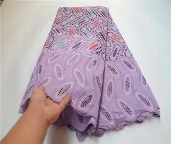 

New Coming African Swiss Voile Lace In Switzerland Stoned Nigerian Tulle Lace Fabric For Dress Swiss Voile Lace Fabric PSA900-1