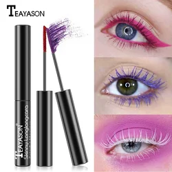 14 Kinds of Mascara Color Multi-Color Lengthening Mascara Super Long Lengthening Encryption Super Long Colored Blue Purple White