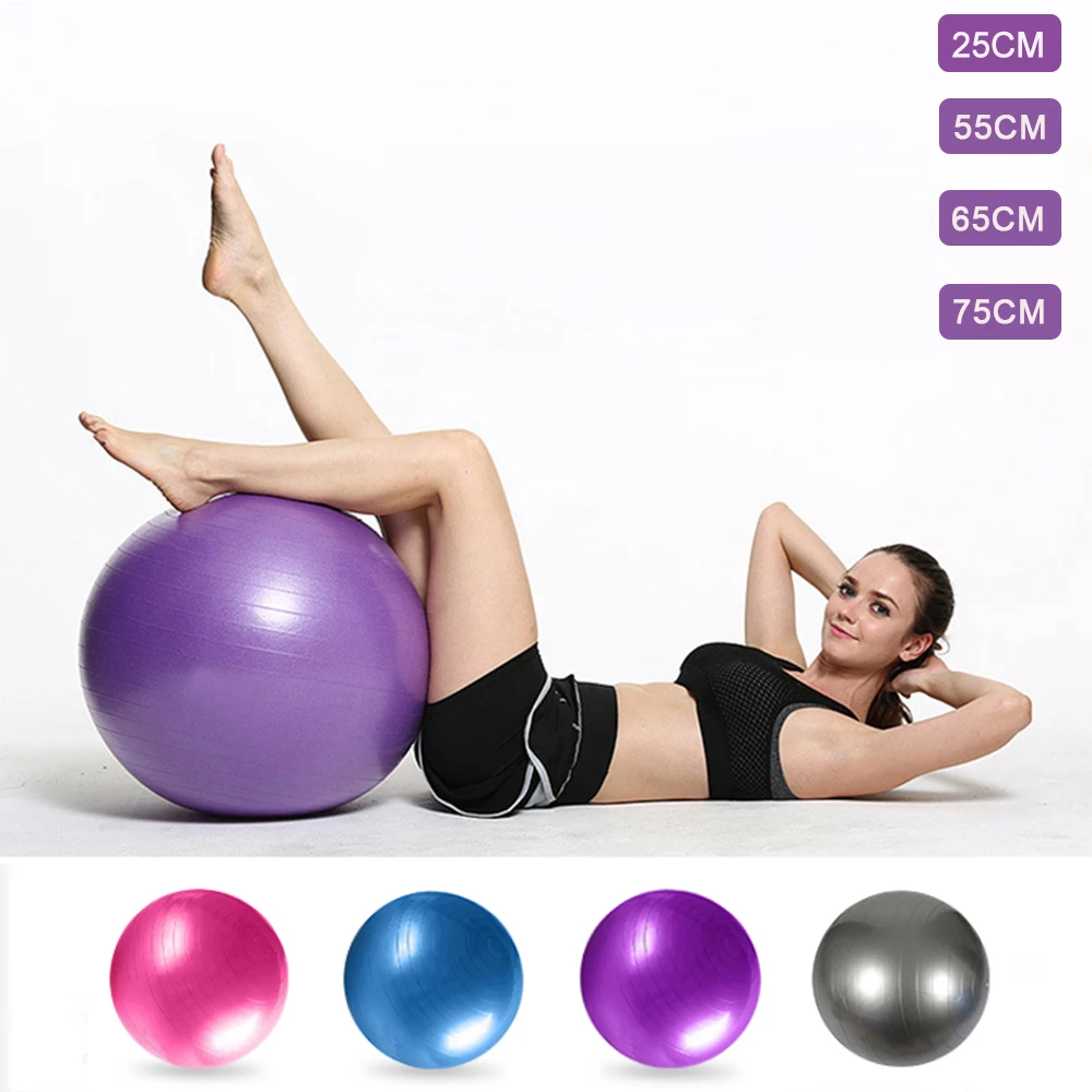 25cm/55cm/65cm/75cm Balance Yoga Ball Exercise Home Fitness