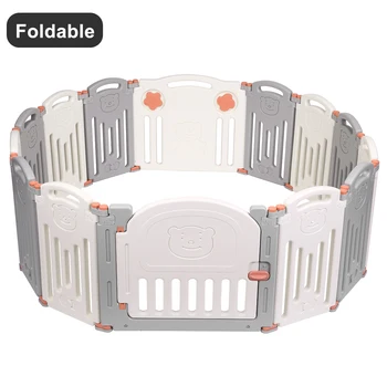 

Baby Girls Boys Folding Playpen Kids Activity Centre Safety Play Yard Home Indoor Outdoor