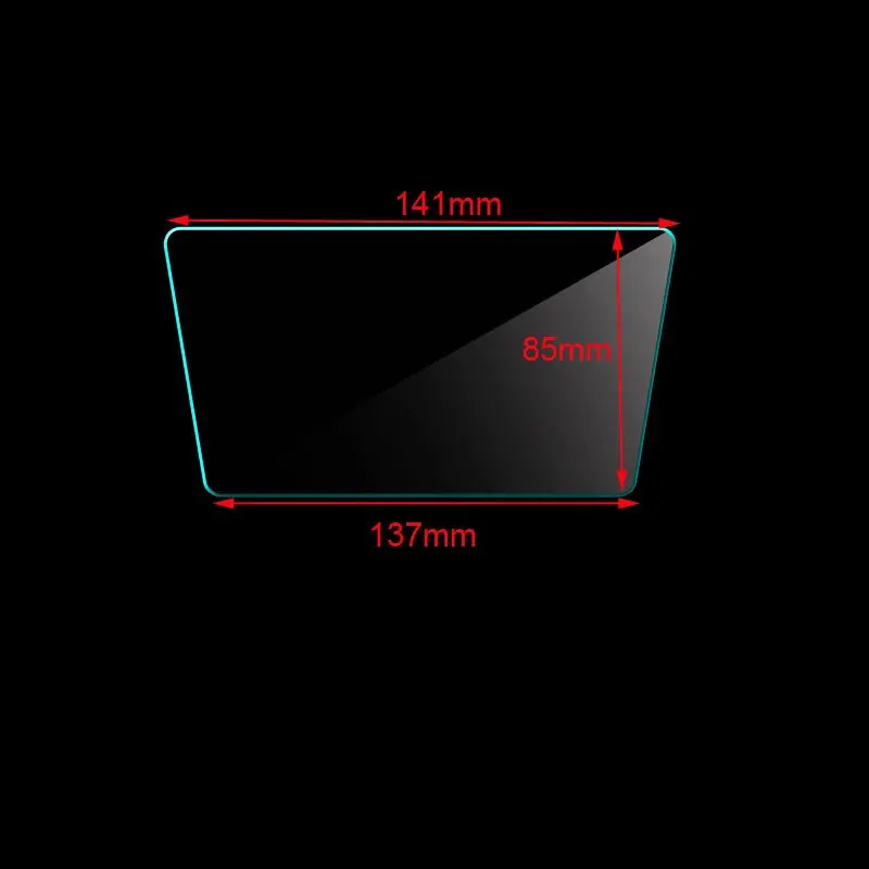 

Tempered glass screen protector for Volkswagen 6.5 inch car radio gps navigation LCD display film 141*85*137mm