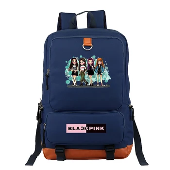 

New BLACKPINK Girls Boys Backpack Fashion Backpacks Book Bags Shoulder Bag BLACKPINK School Women Men Student's Fans Backbag