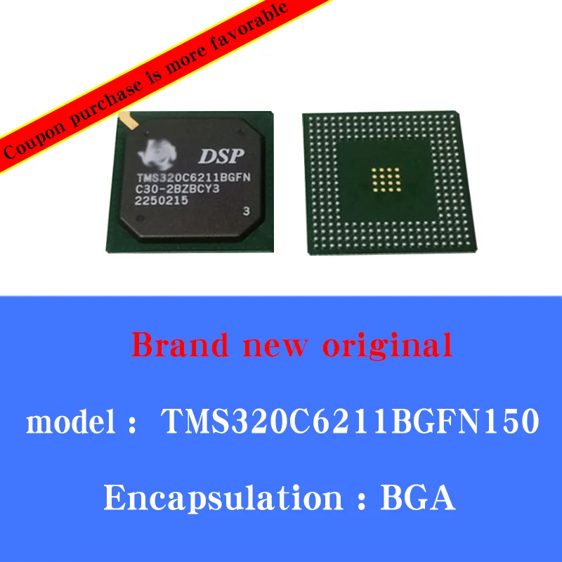 2 шт./партия BGA цифровой сигнальный процессор TMS320C6211BGFN150 | Бытовая техника