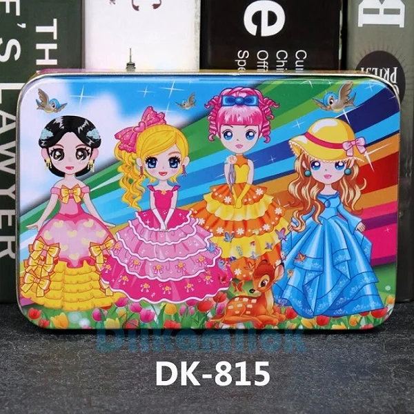 DK-815 Горячие 100 штук деревянные головоломки Дети мультфильм головоломки детские развивающие Обучающие интерактивные игрушки для детей рождественские подарки - Цвет: DK-815
