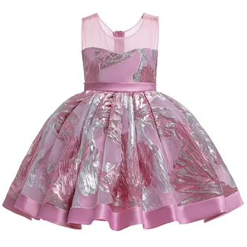 

2019 Girl Dress Flower Vestido Ball Gown Kids Dresses For Girls Clothing Party Wedding 3-10 year old Tutu Dress Princess Dress