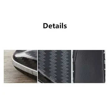 

For Porsche Panamera Cayenne Macan SU Key Cover Carbon Fiber Repalce ABS
