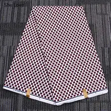 She Love 1 ярд Анкара африканская квадратная сетка печатная настоящая восковая ткань для женщин вечернее платье делая Швейное Ремесло «сделай сам»