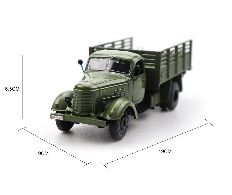 1 шт. Автомобильная игрушка модель грузовика Высокая точность Игрушечная машина классический свет грузовик модель армейский автомобиль